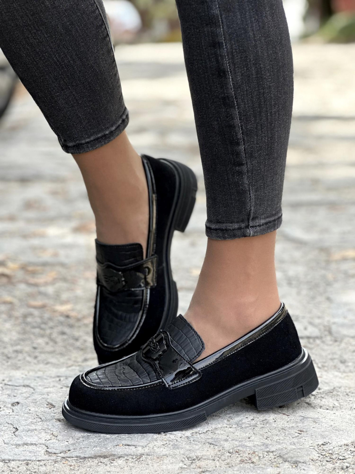 Wyjątkowe Mokasyny ze skóry naturalnej