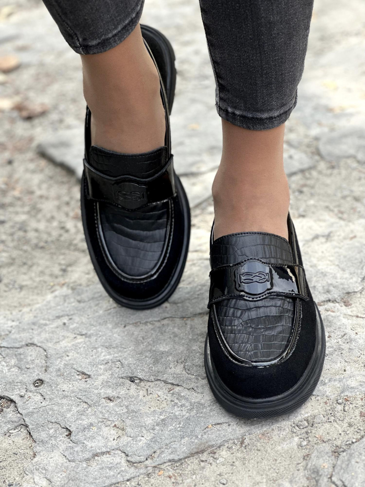 Wyjątkowe Mokasyny ze skóry naturalnej