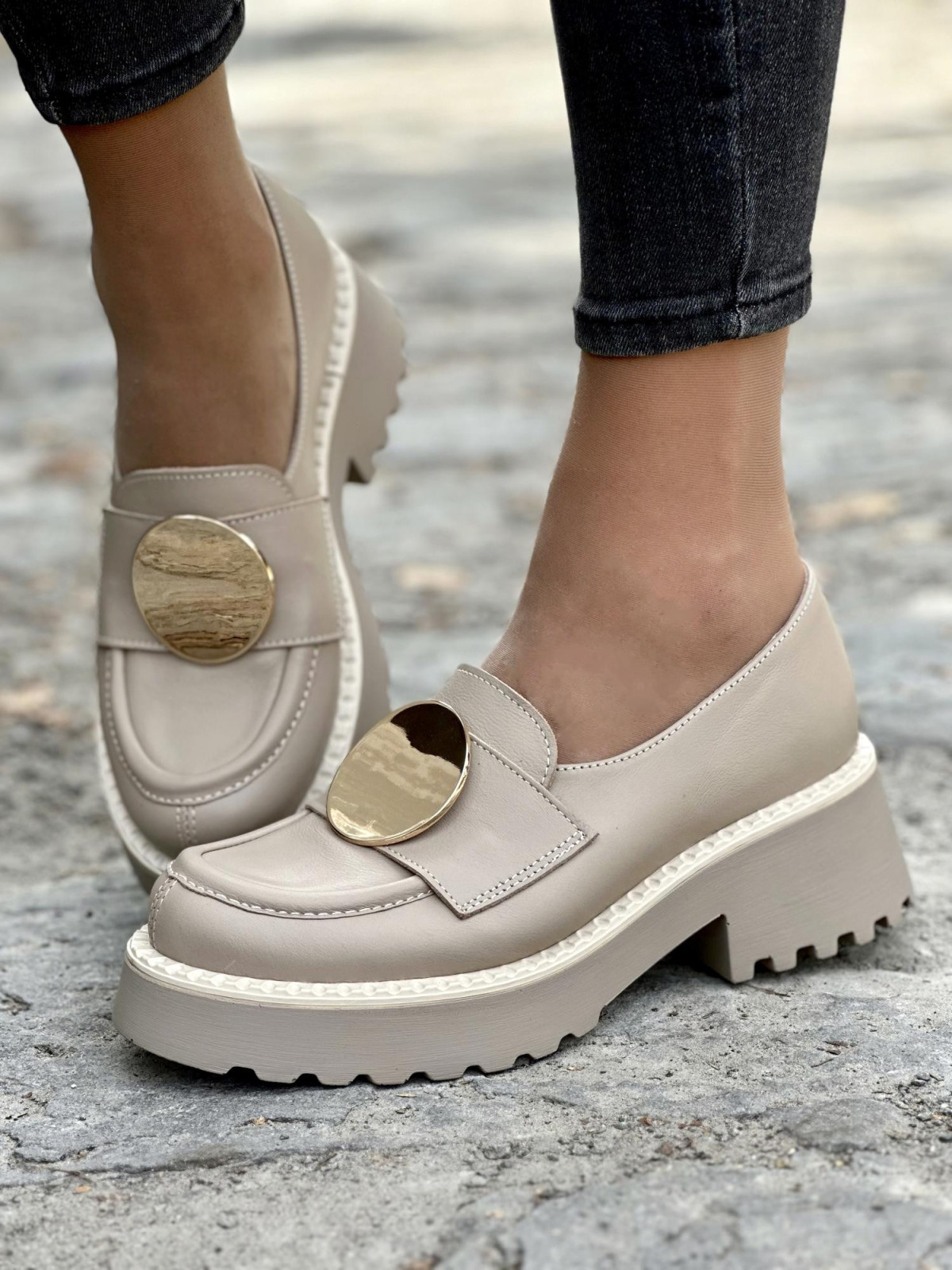 Eleganckie mokasyny OLEKSY ze skóry Polskiej produkcji