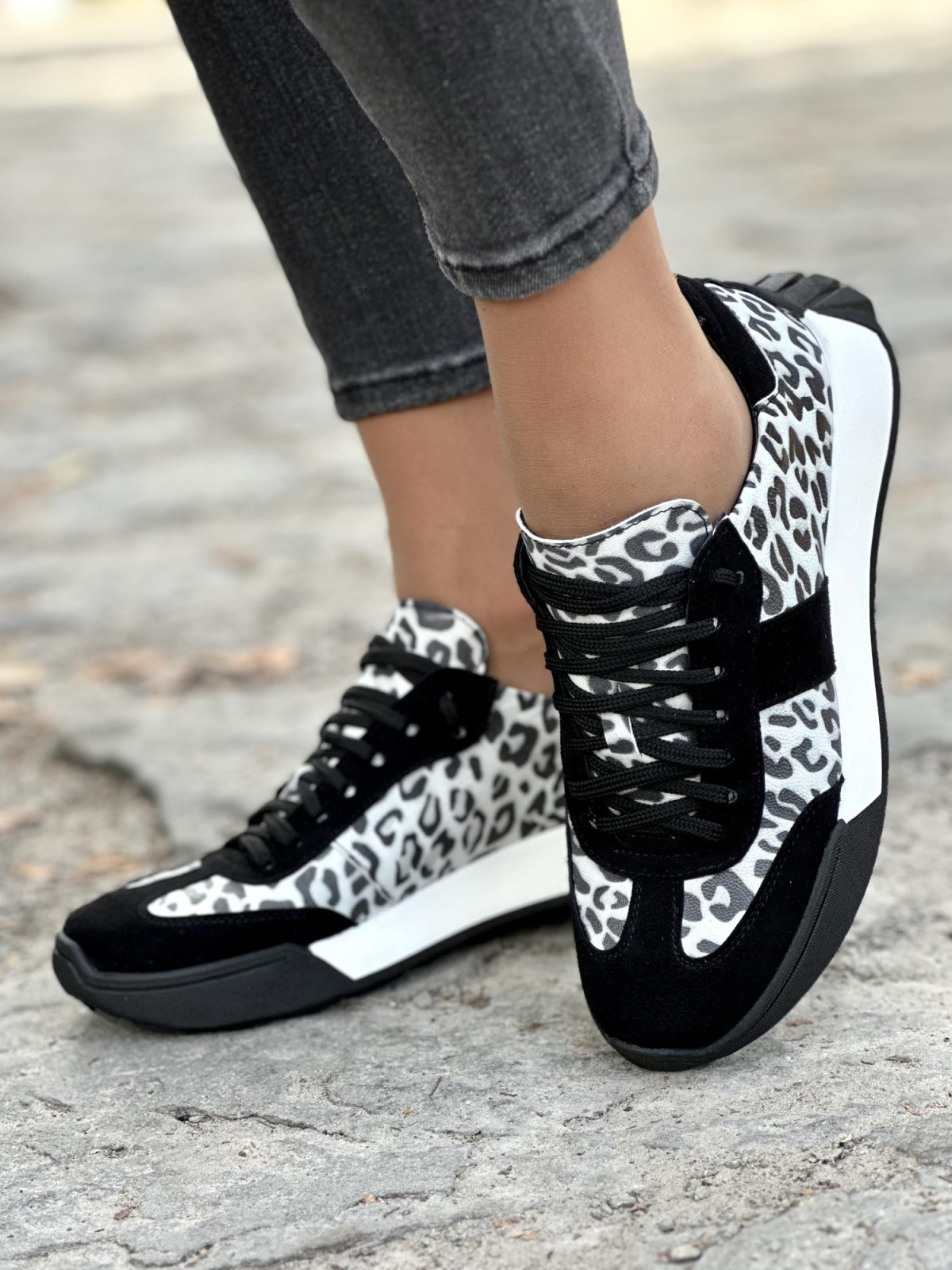 Sneakersy OLEKSY ze skóry Polskiej produkcji