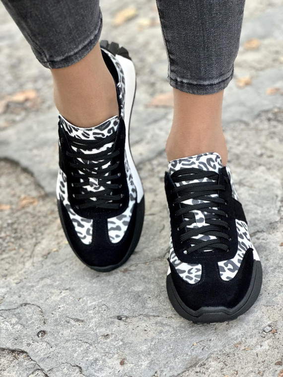 Sneakersy OLEKSY ze skóry Polskiej produkcji