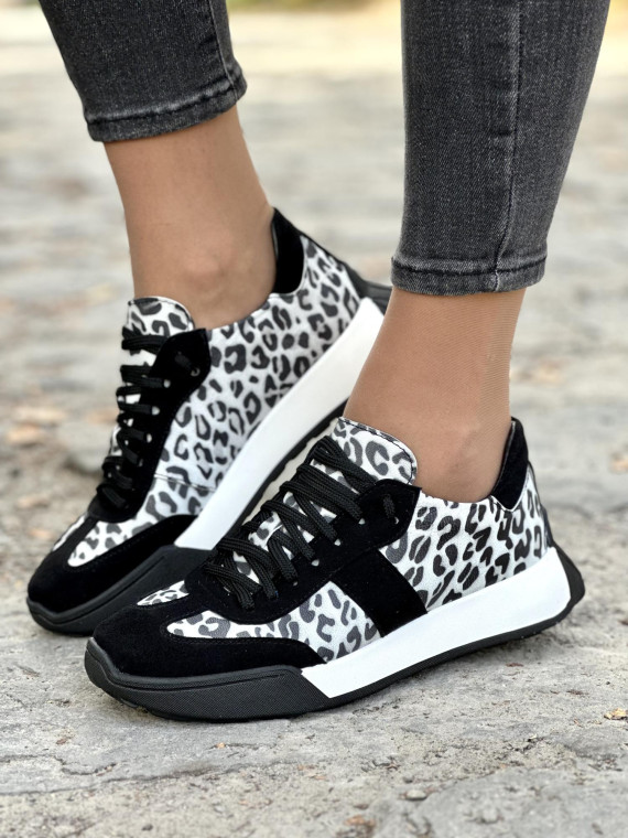 Sneakersy OLEKSY ze skóry Polskiej produkcji