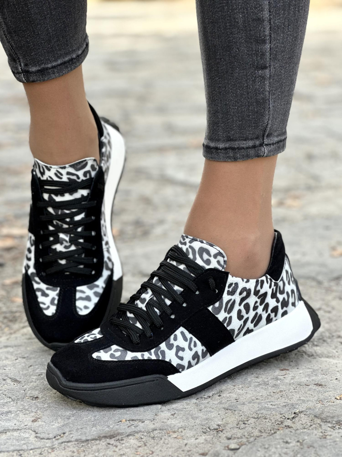 Sneakersy OLEKSY ze skóry Polskiej produkcji