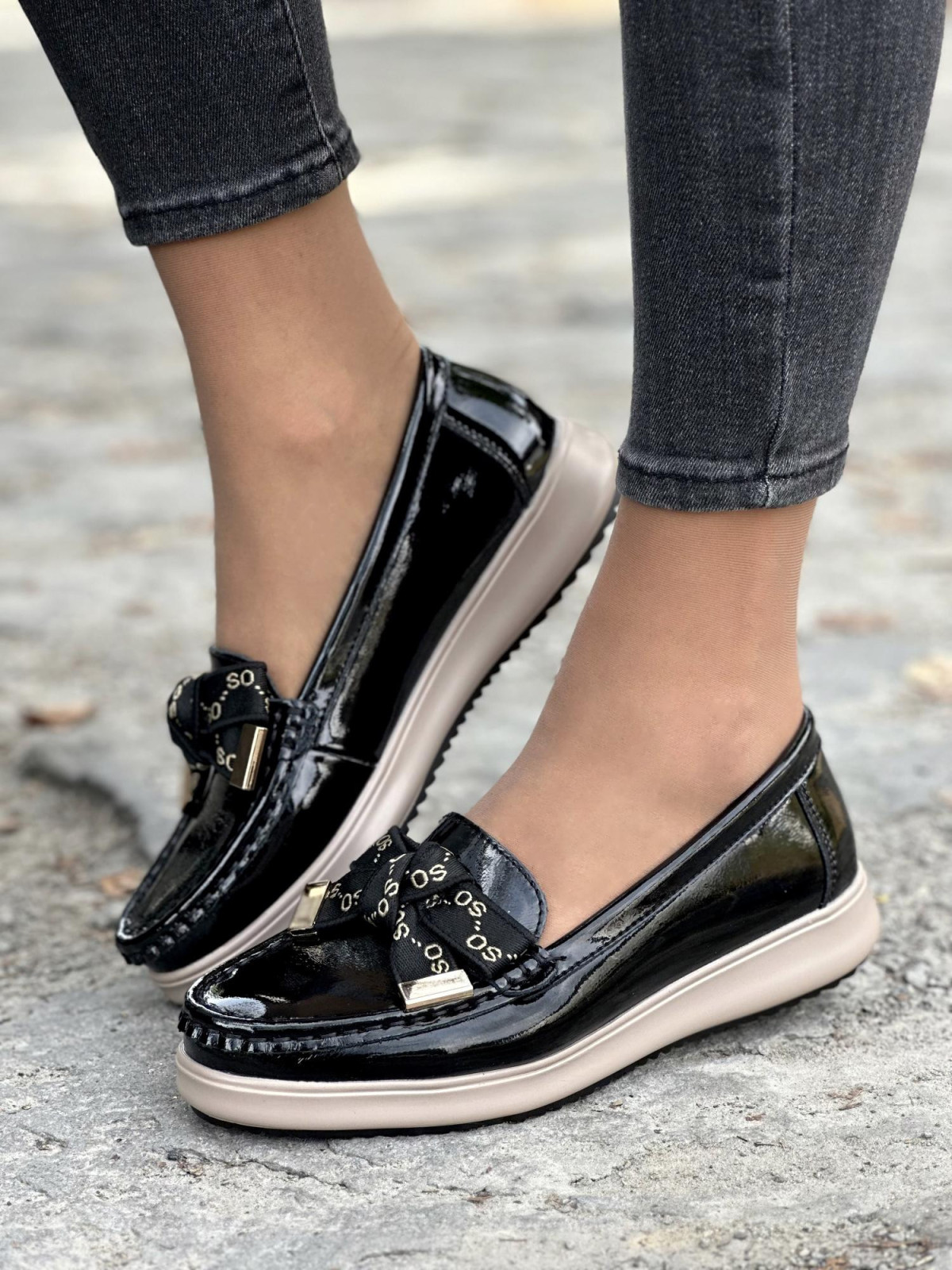 Eleganckie Mokasyny ze Skóry Naturalnej