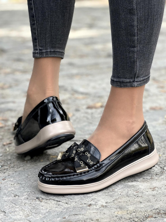 Eleganckie Mokasyny ze Skóry Naturalnej