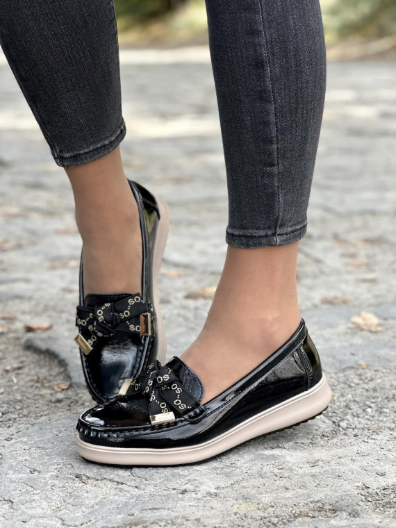 Eleganckie Mokasyny ze Skóry Naturalnej