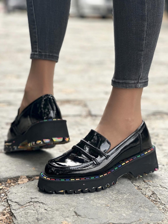 Eleganckie Mokasyny ze Skóry Naturalnej