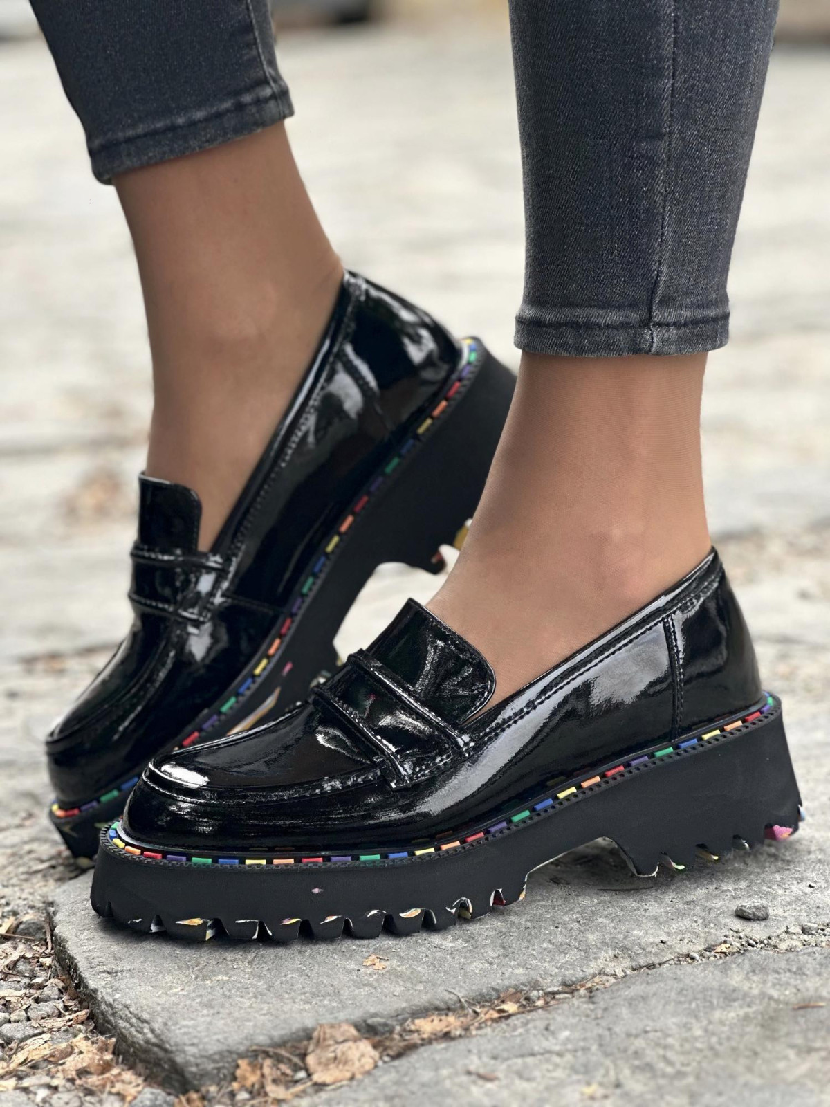 Eleganckie Mokasyny ze Skóry Naturalnej