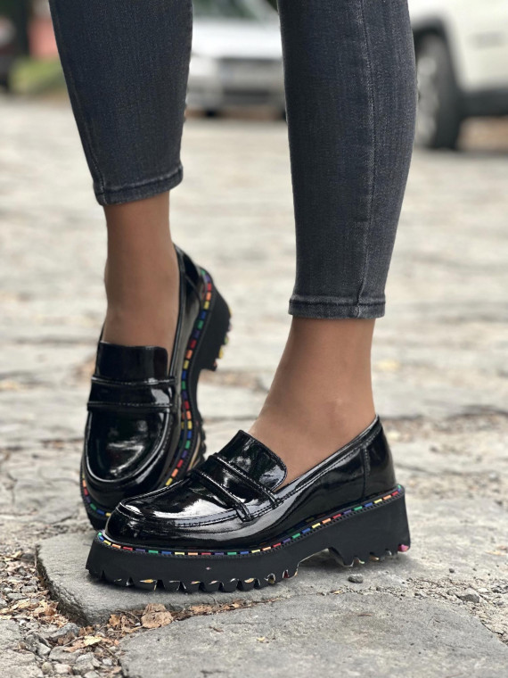 Eleganckie Mokasyny ze Skóry Naturalnej