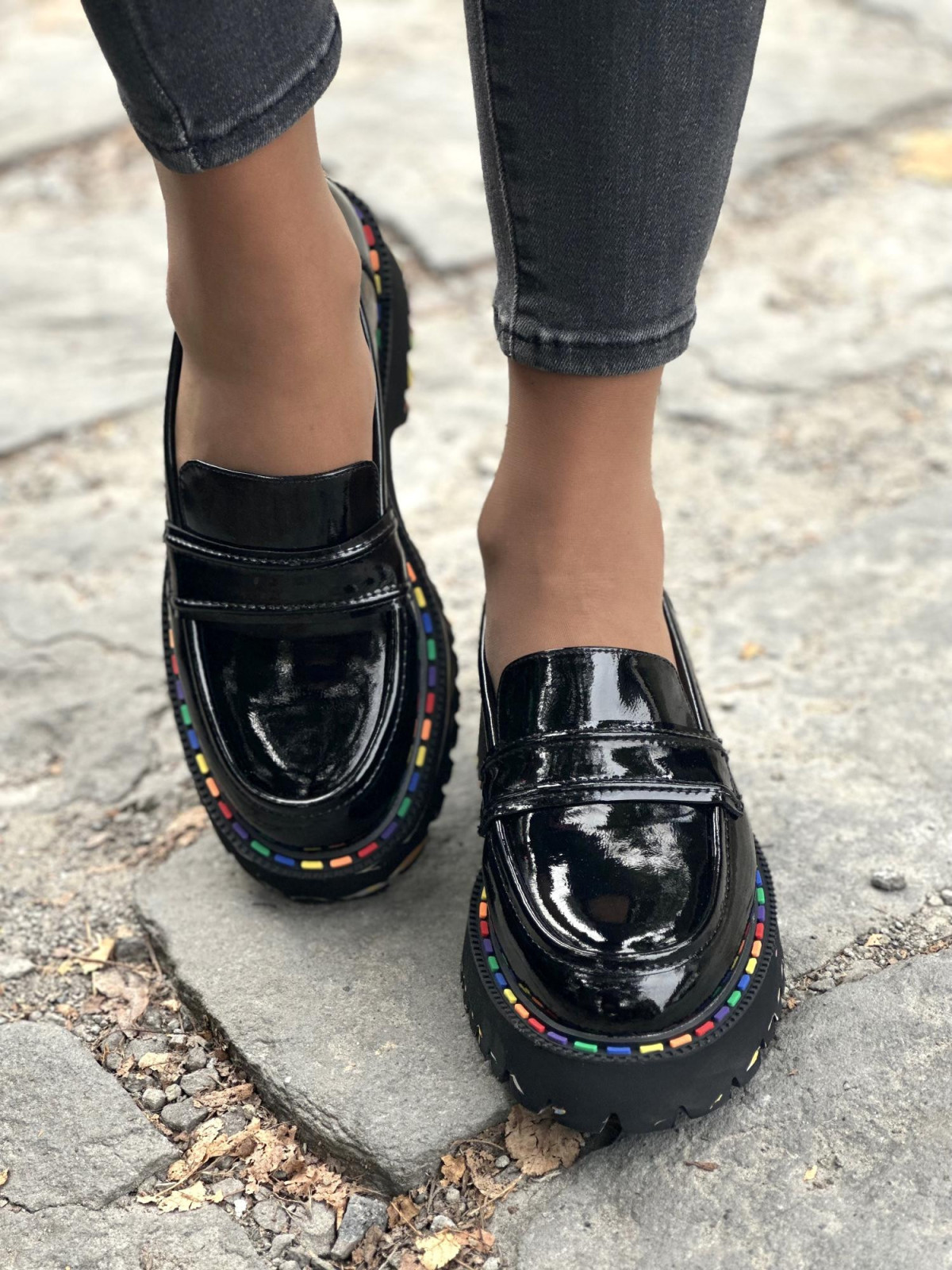 Eleganckie Mokasyny ze Skóry Naturalnej