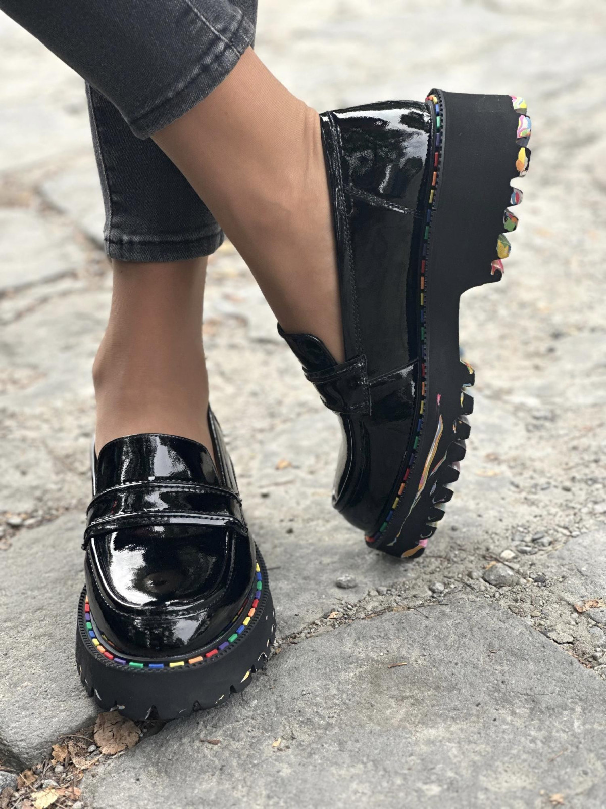 Eleganckie Mokasyny ze Skóry Naturalnej