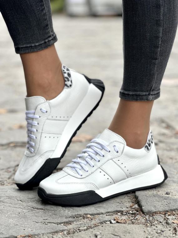 Sneakersy OLEKSY ze skóry Polskiej produkcji