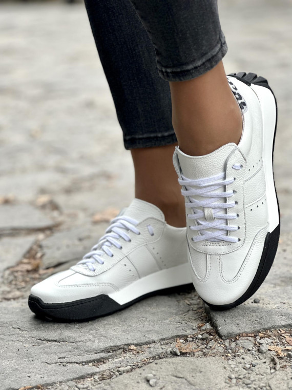 Sneakersy OLEKSY ze skóry Polskiej produkcji