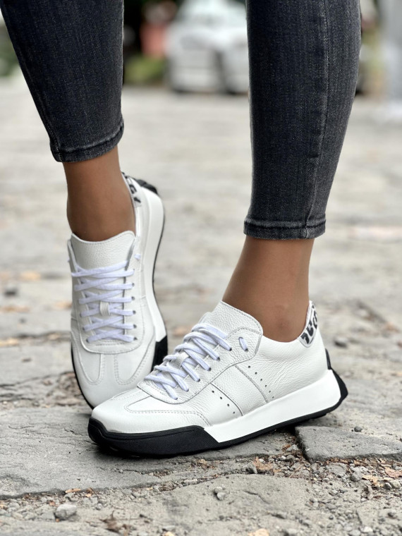 Sneakersy OLEKSY ze skóry Polskiej produkcji