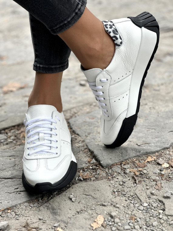 Sneakersy OLEKSY ze skóry Polskiej produkcji