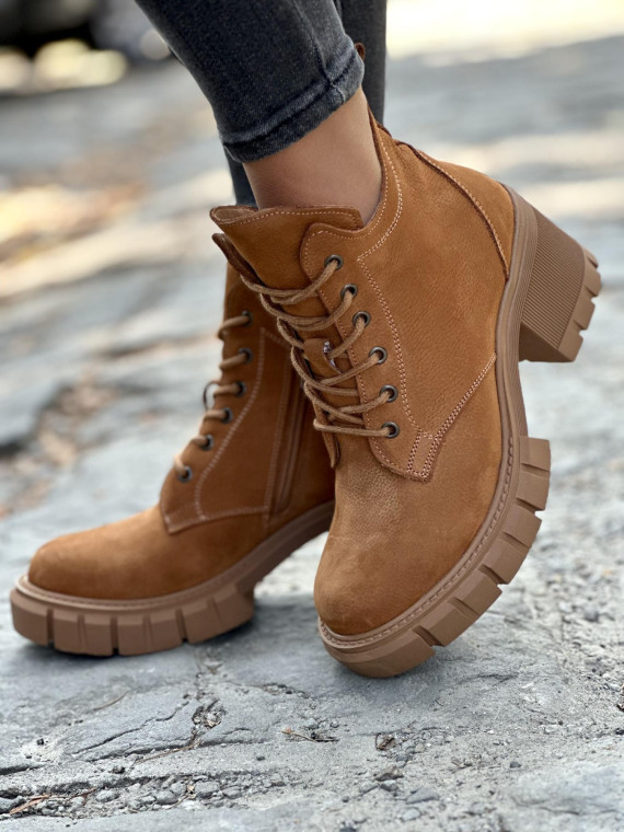 Stylowe botki ze skóry naturalnej