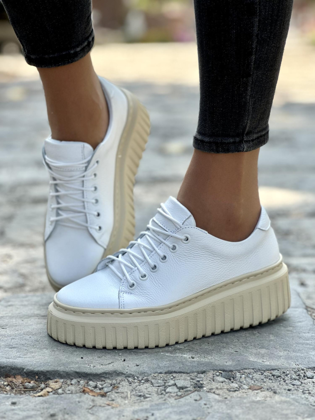 Wyjątkowe skórzane trampki OLEKSY Polskiej produkcji