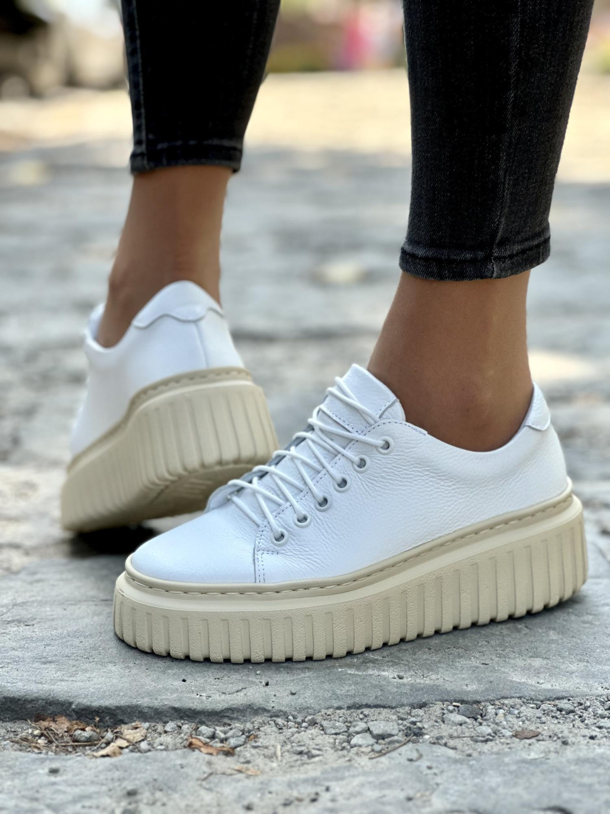 Wyjątkowe skórzane trampki OLEKSY Polskiej produkcji