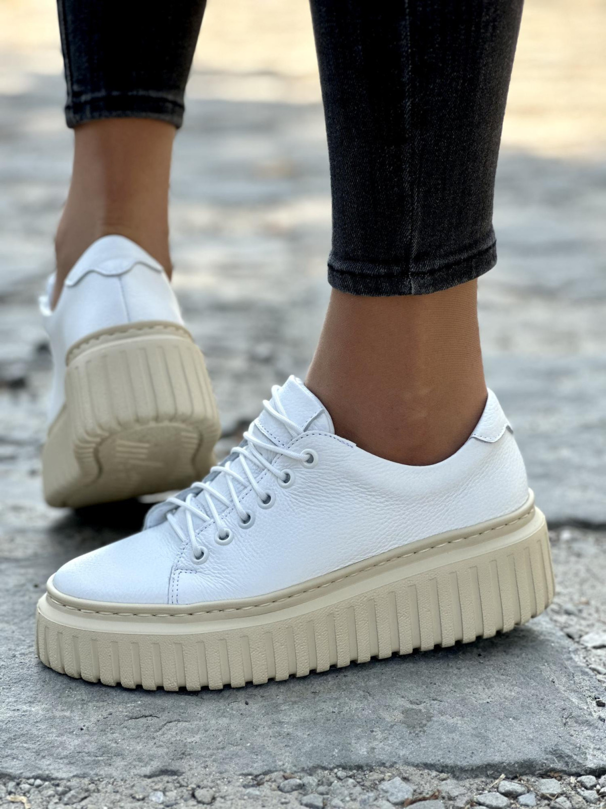 Wyjątkowe skórzane trampki OLEKSY Polskiej produkcji