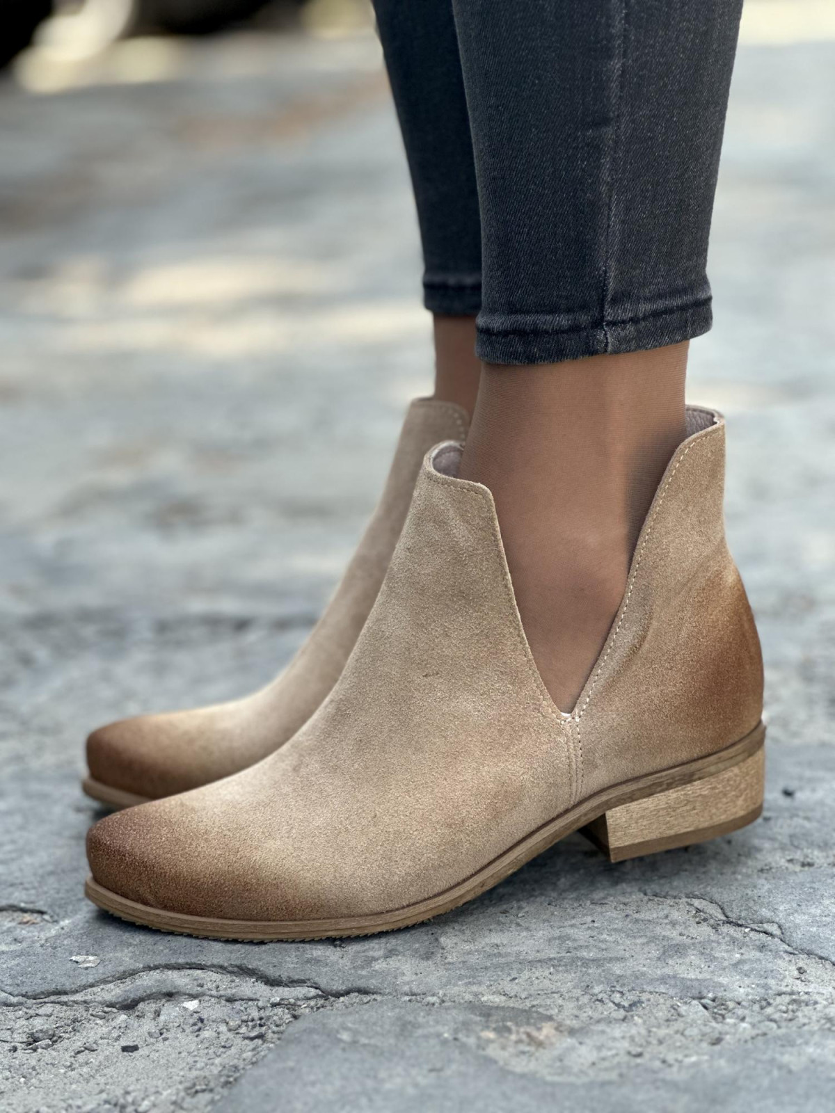 Eleganckie skórzane botki OLEKSY Polskiej produkcji