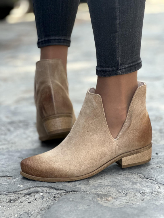 Eleganckie skórzane botki OLEKSY Polskiej produkcji