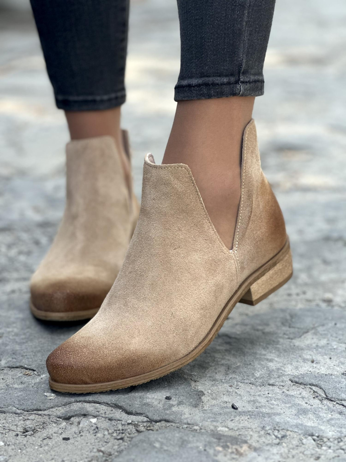 Eleganckie skórzane botki OLEKSY Polskiej produkcji