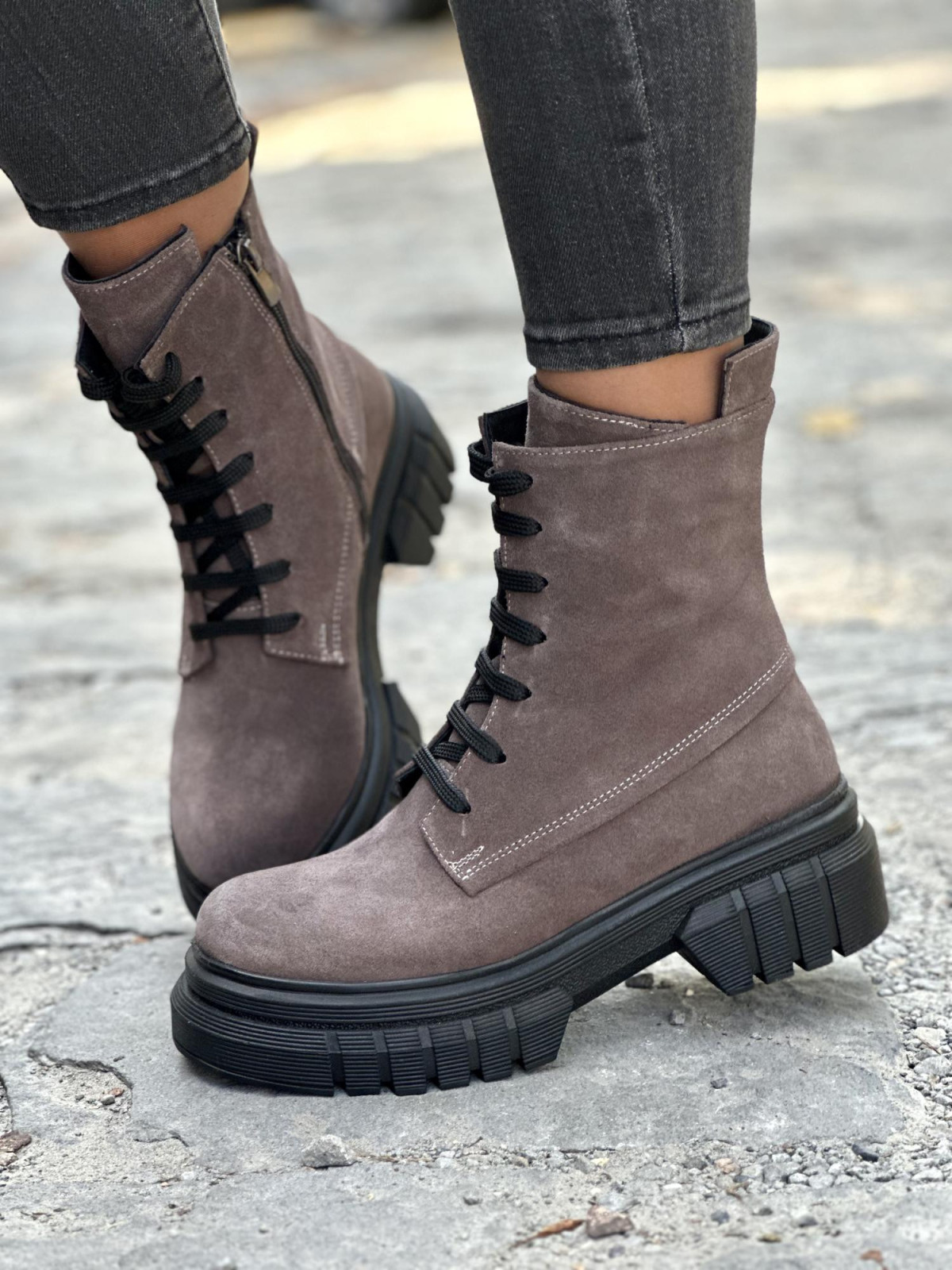 Stylowe trapery ze skóry naturalnej