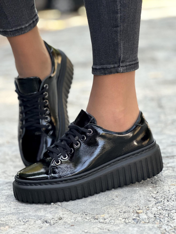 Eleganckie i nowoczesne skórzane trampki OLEKSY Polskiej produkcji