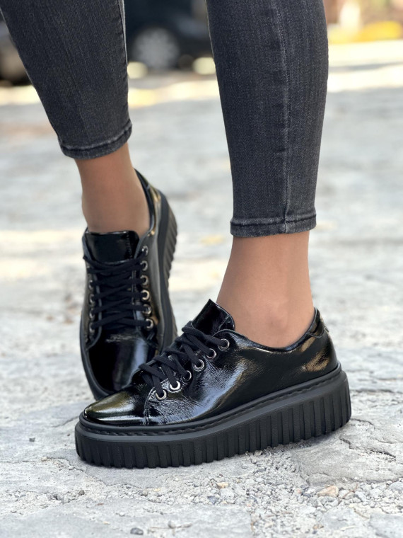 Eleganckie i nowoczesne skórzane trampki OLEKSY Polskiej produkcji