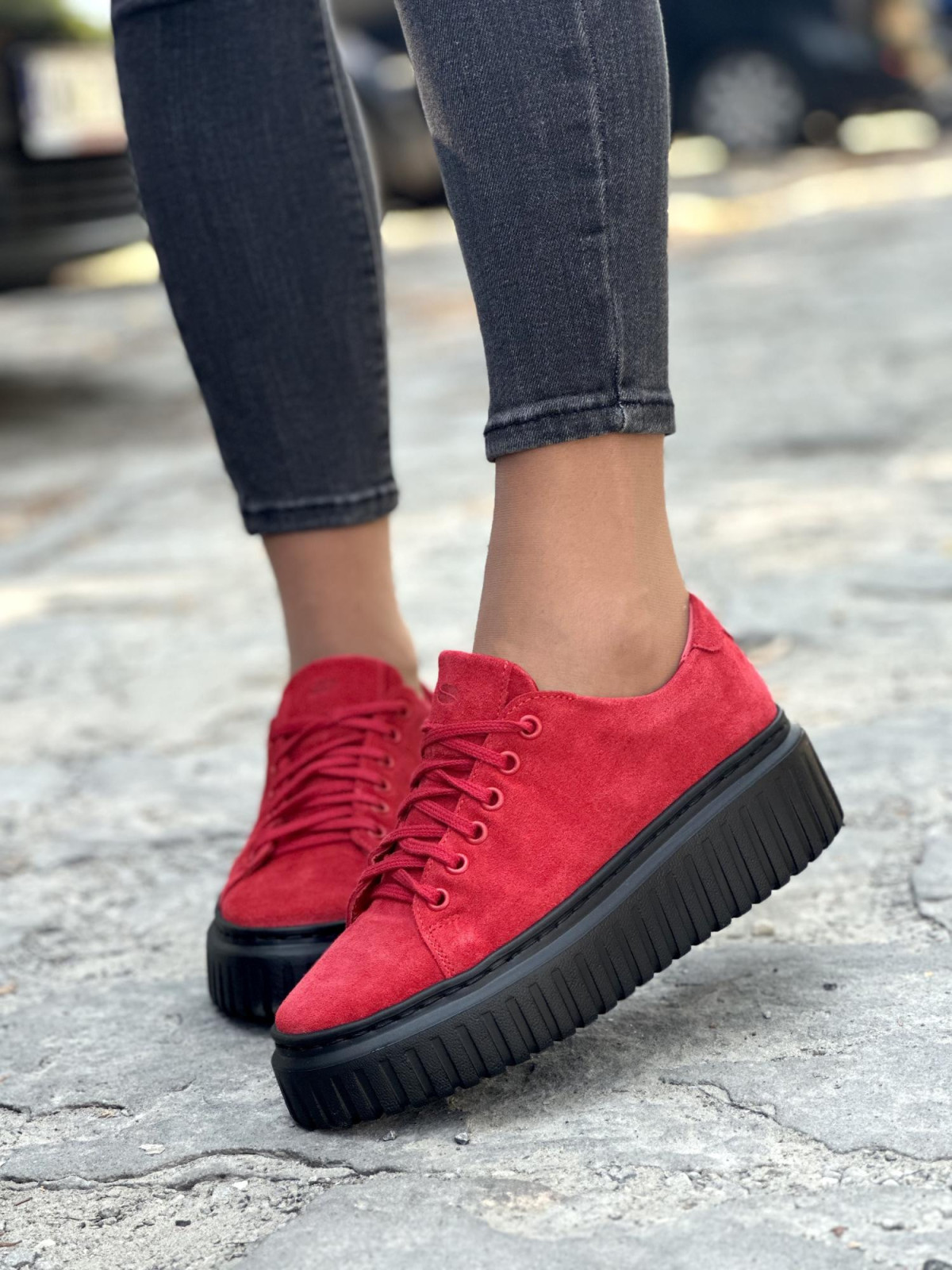 Niezwykle stylowe trampki skórzane OLEKSY Polskiej produkcji