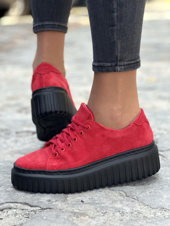 Niezwykle stylowe trampki skórzane OLEKSY Polskiej produkcji