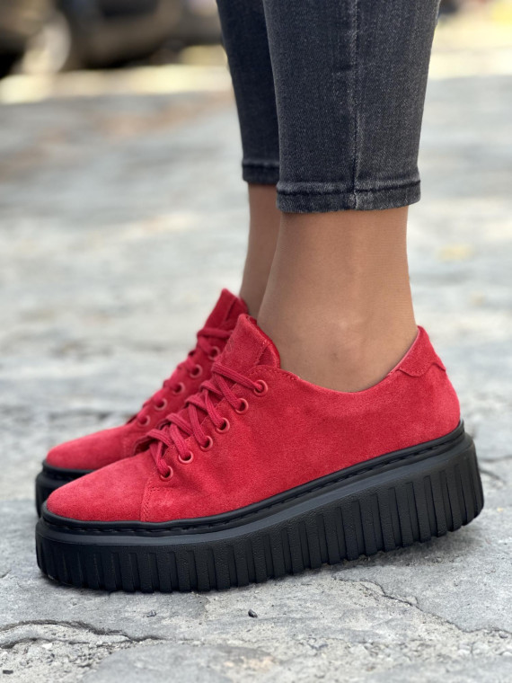 Niezwykle stylowe trampki skórzane OLEKSY Polskiej produkcji