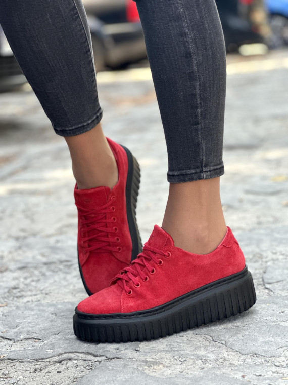 Niezwykle stylowe trampki skórzane OLEKSY Polskiej produkcji