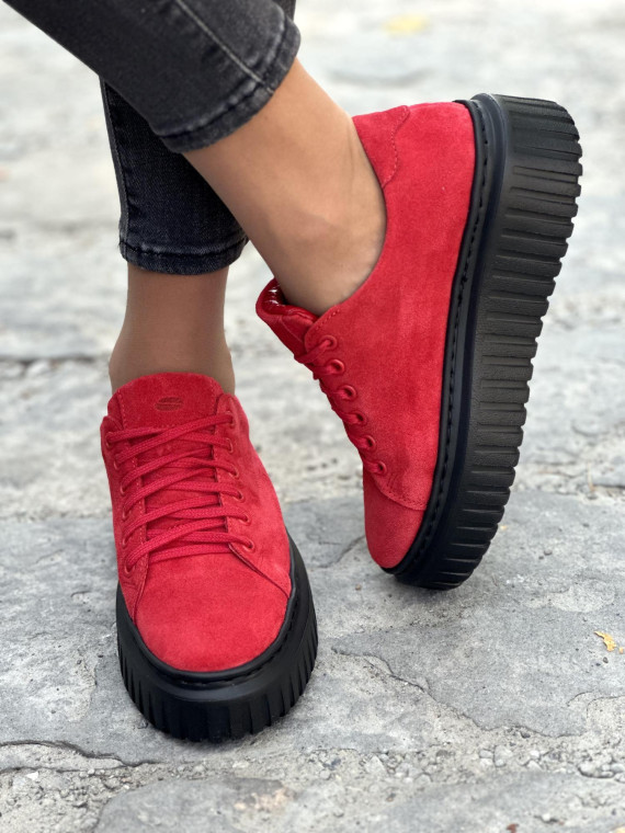 Niezwykle stylowe trampki skórzane OLEKSY Polskiej produkcji