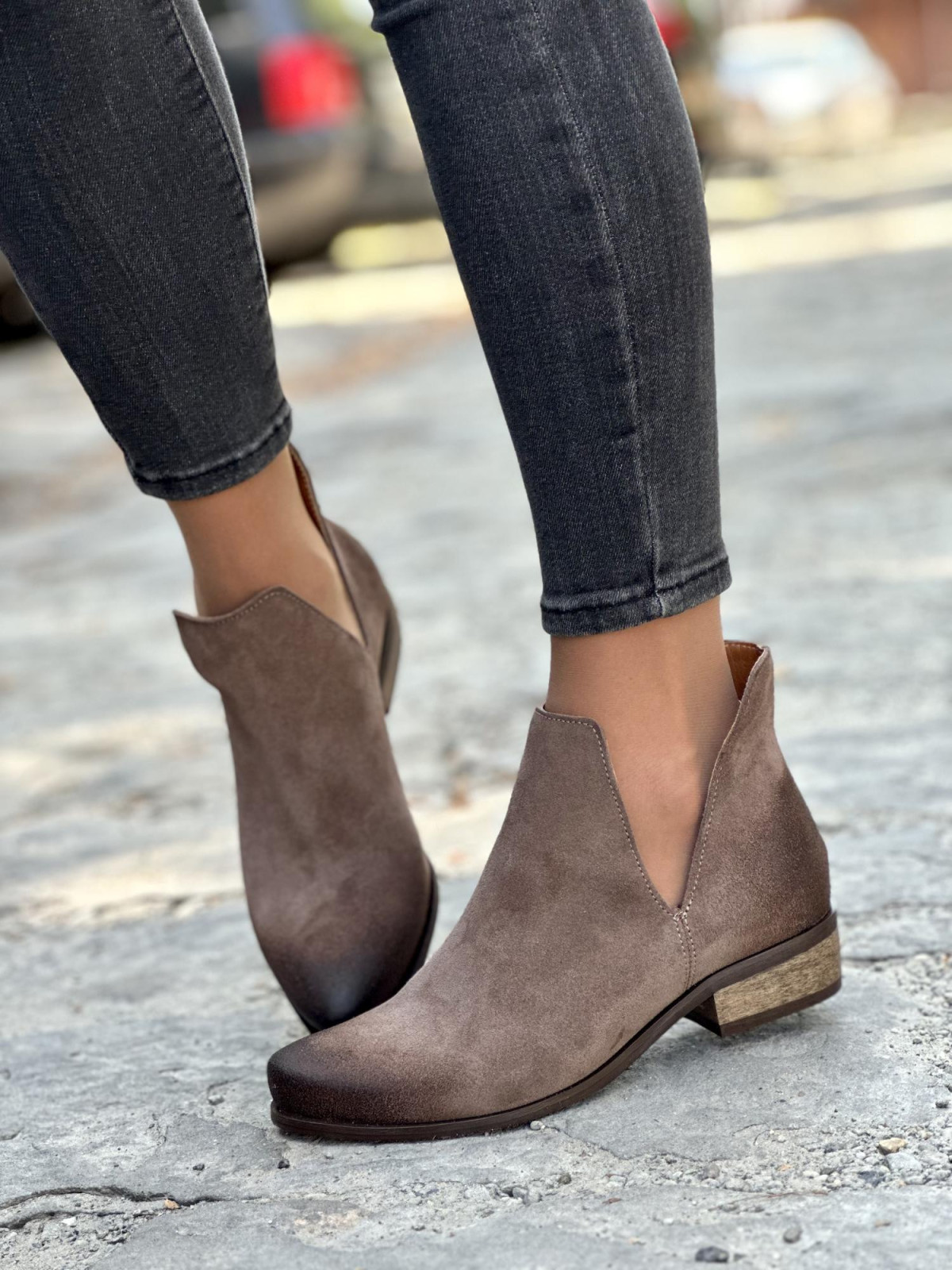 Eleganckie skórzane botki OLEKSY Polskiej produkcji