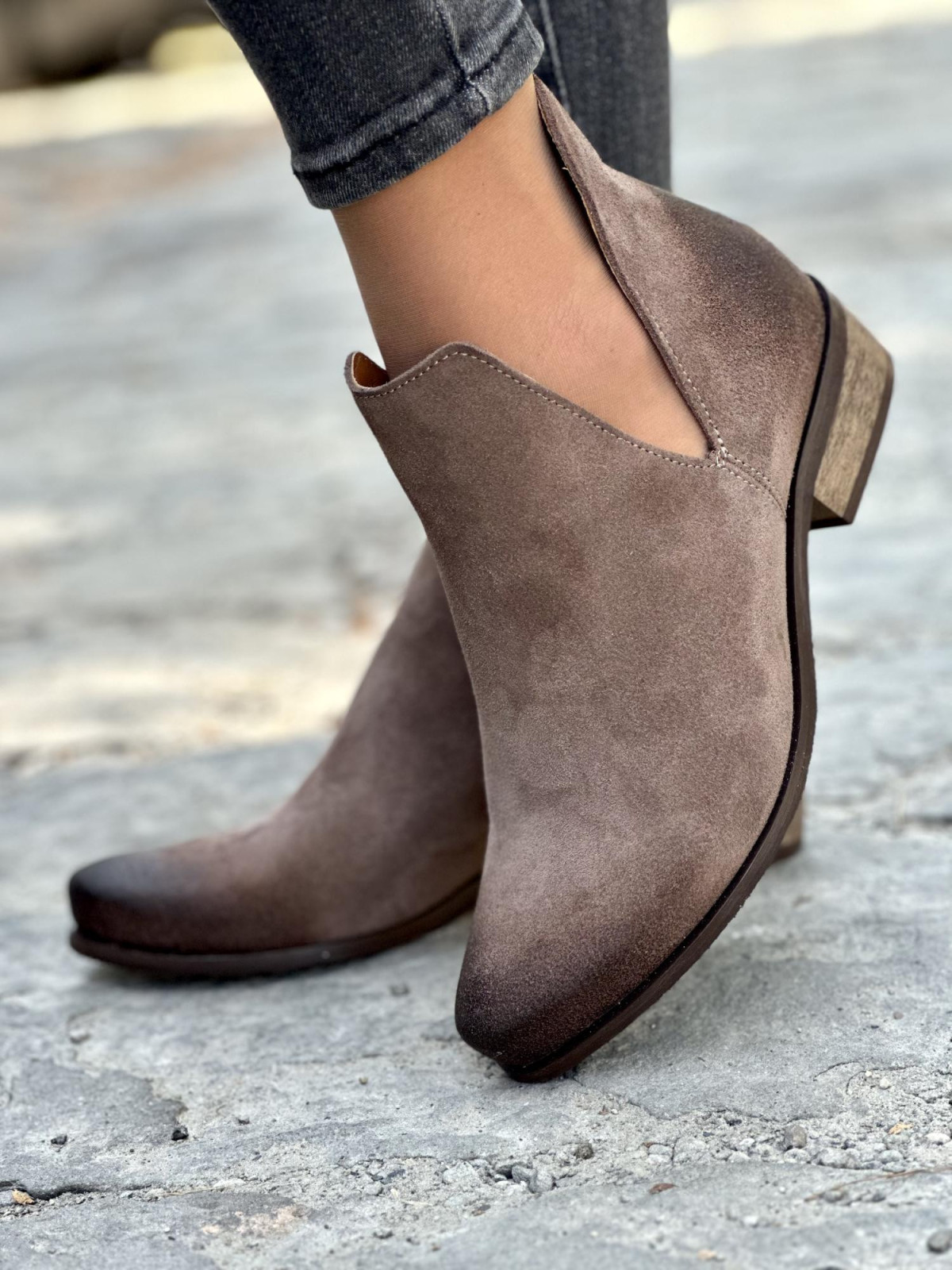 Eleganckie skórzane botki OLEKSY Polskiej produkcji