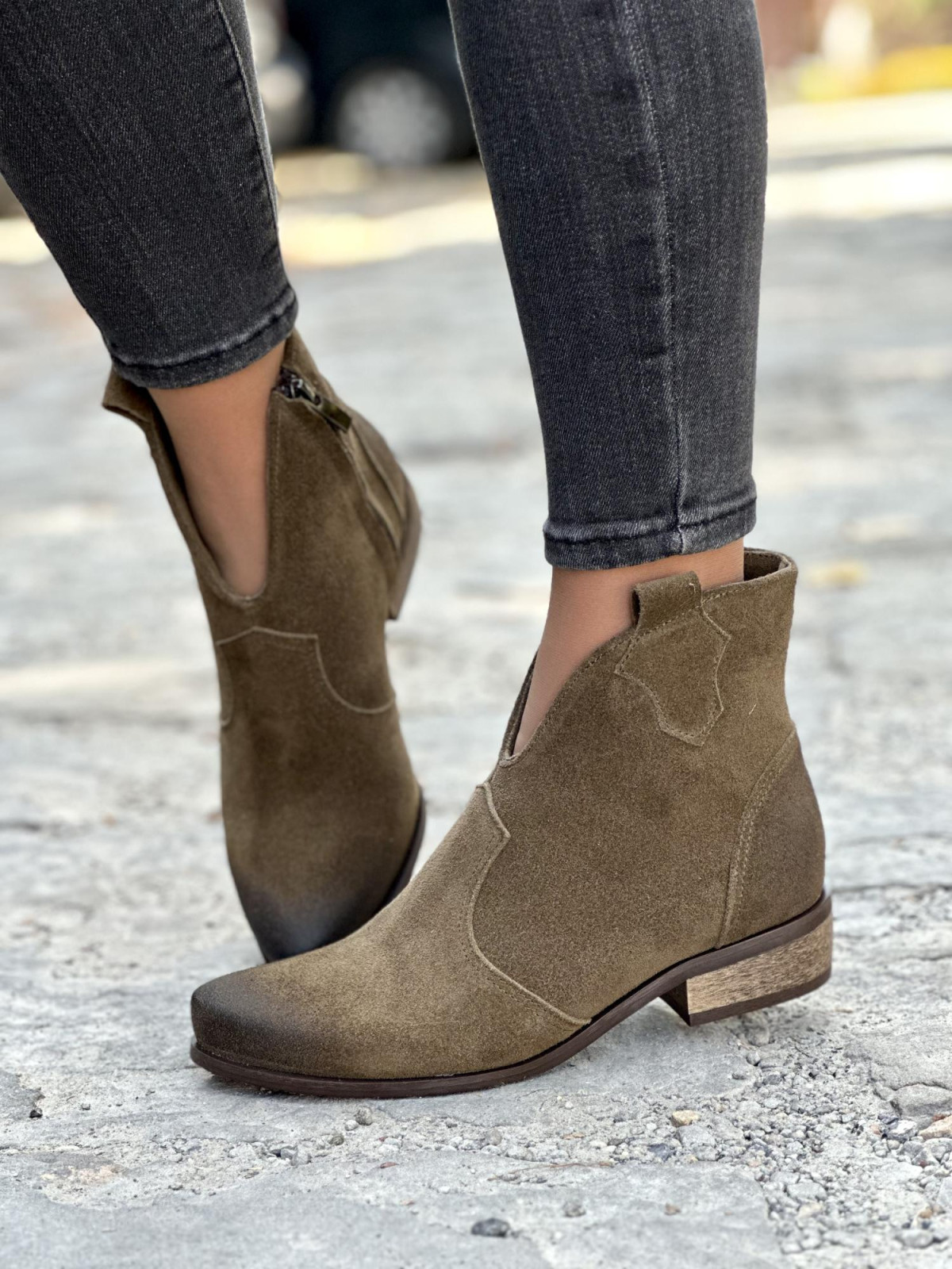 Stylowe kowbojki ze skóry OLEKSY Polskiej produkcji