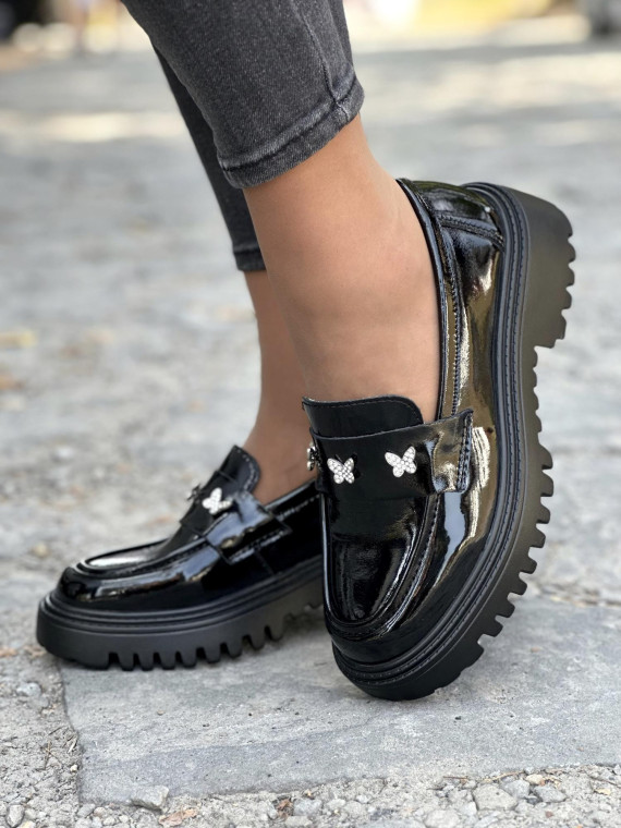 Eleganckie mokasyny ze skóry naturalnej