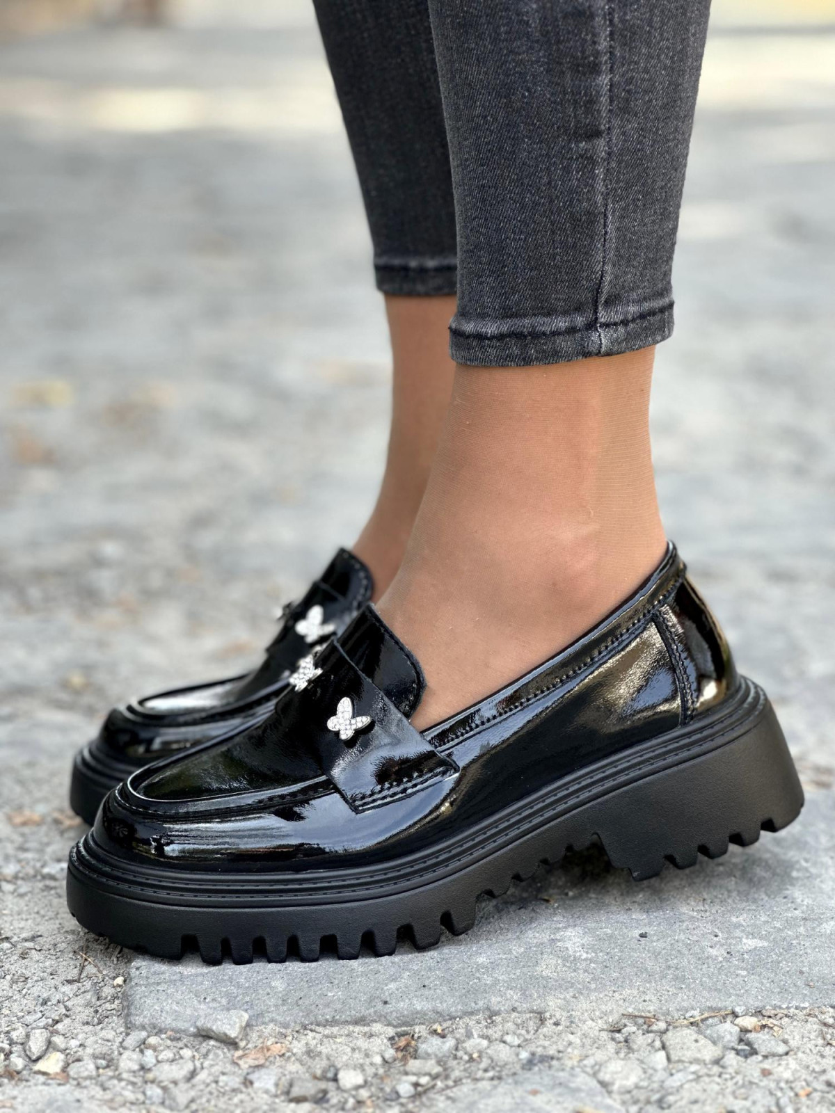 Eleganckie mokasyny ze skóry naturalnej