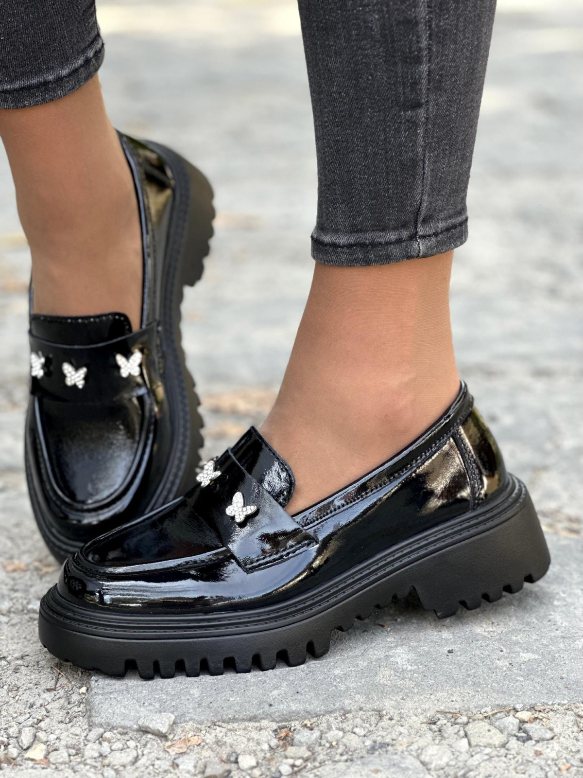 Eleganckie mokasyny ze skóry naturalnej