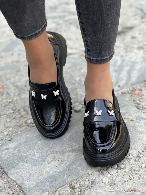 Eleganckie mokasyny ze skóry naturalnej