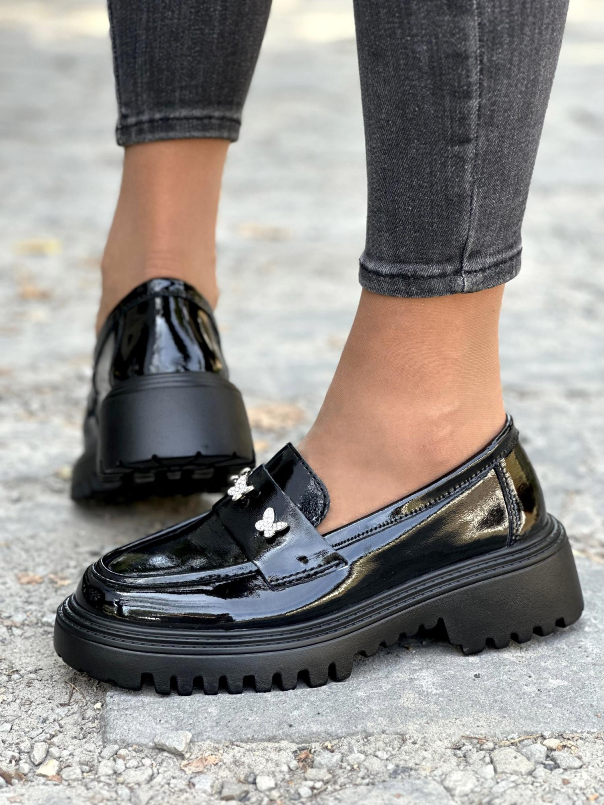 Eleganckie mokasyny ze skóry naturalnej