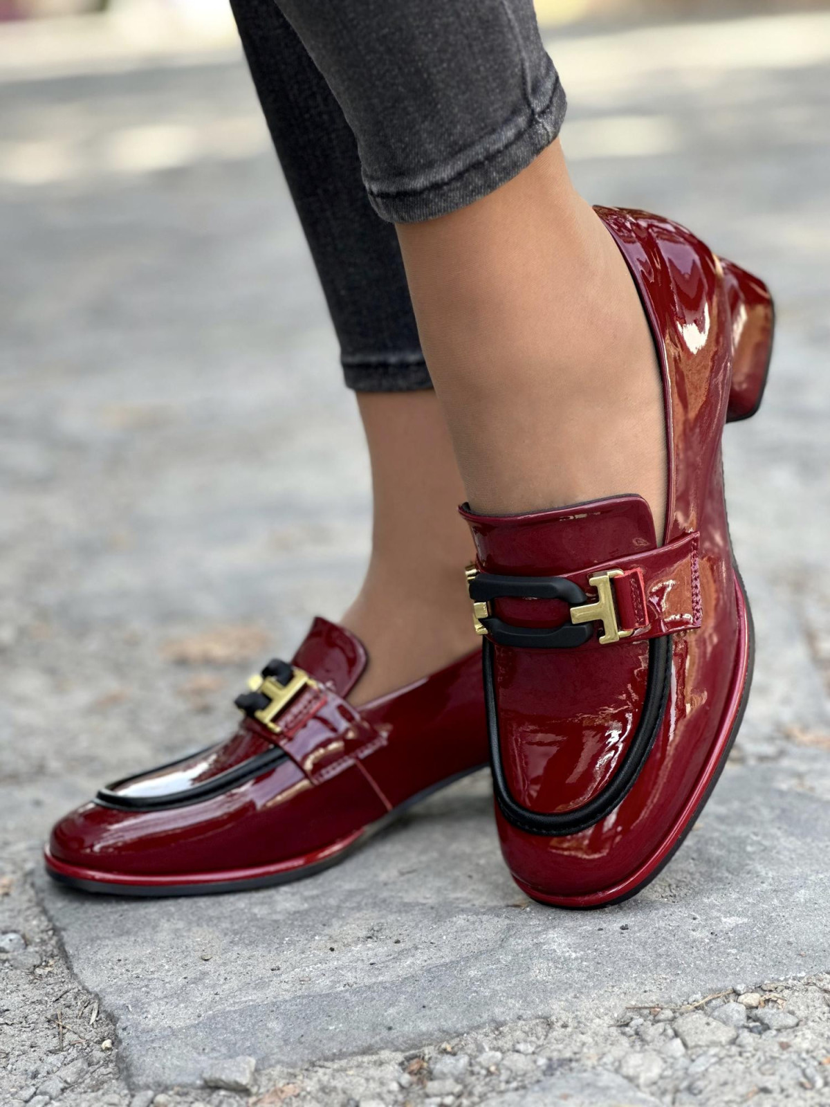 Eleganckie mokasyny z naturalnej skóry