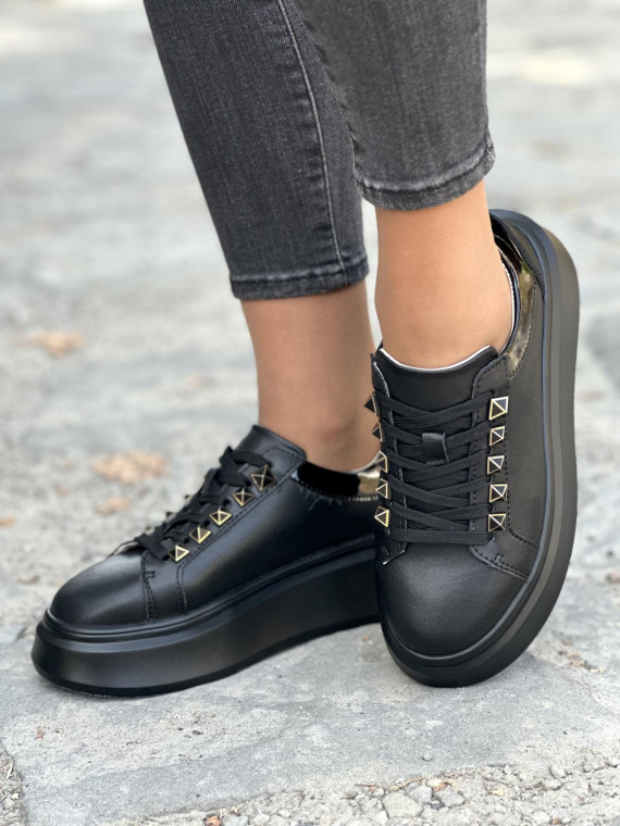 Nowoczesne sneakersy z naturalnej skóry