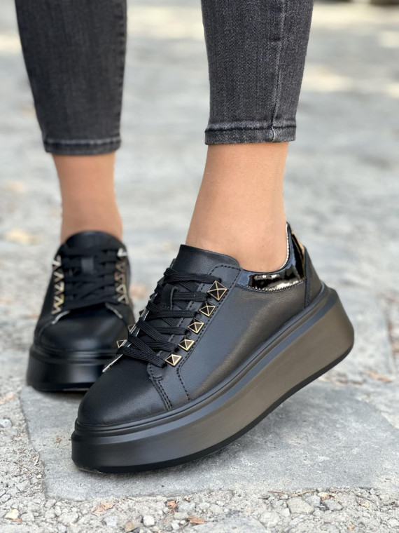 Nowoczesne sneakersy z naturalnej skóry