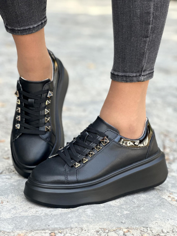 Nowoczesne sneakersy z naturalnej skóry