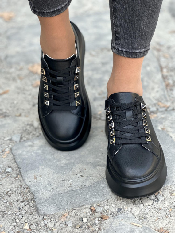 Nowoczesne sneakersy z naturalnej skóry