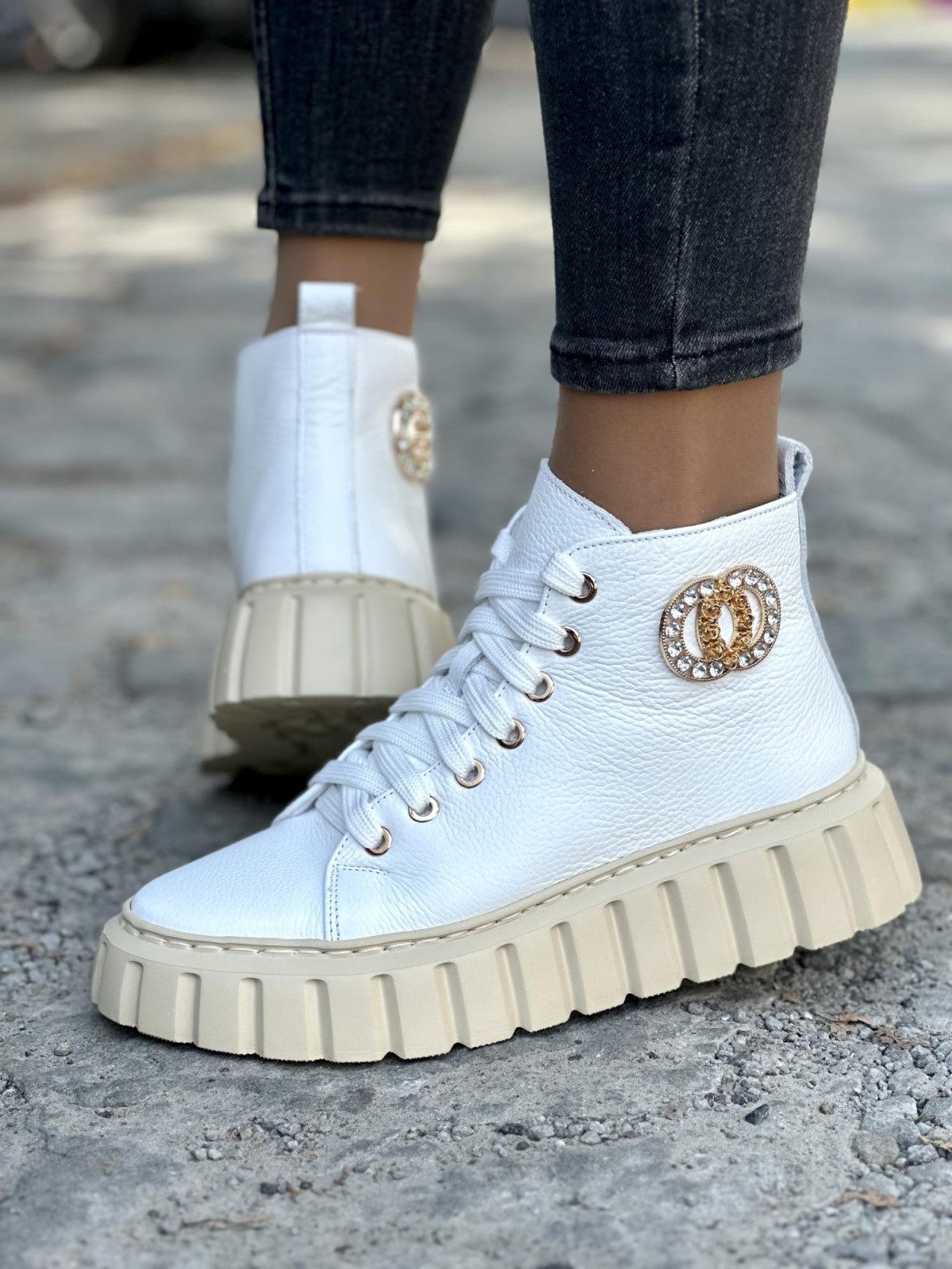 Trampki damskie skórzane OLEKSY polskiej produkcji