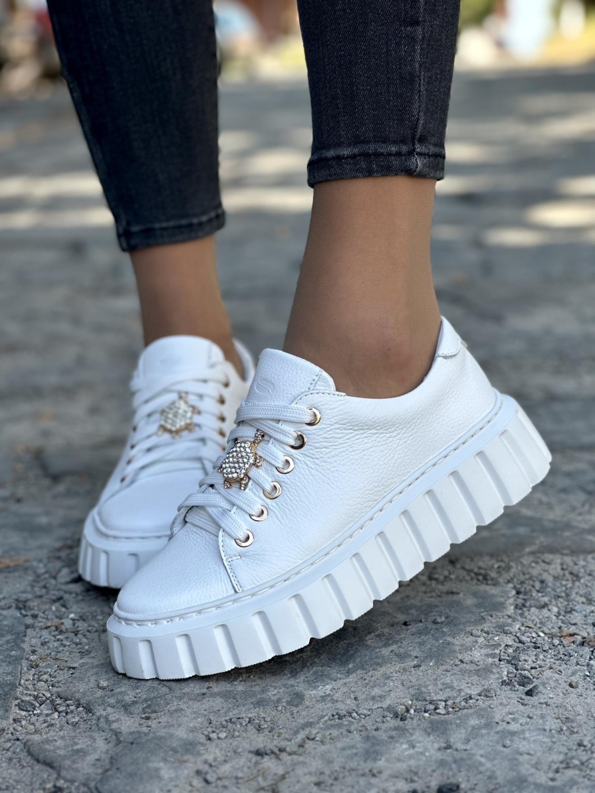 Eleganckie sneakersy OLEKSY z naturalnej skóry Polskiej produkcji