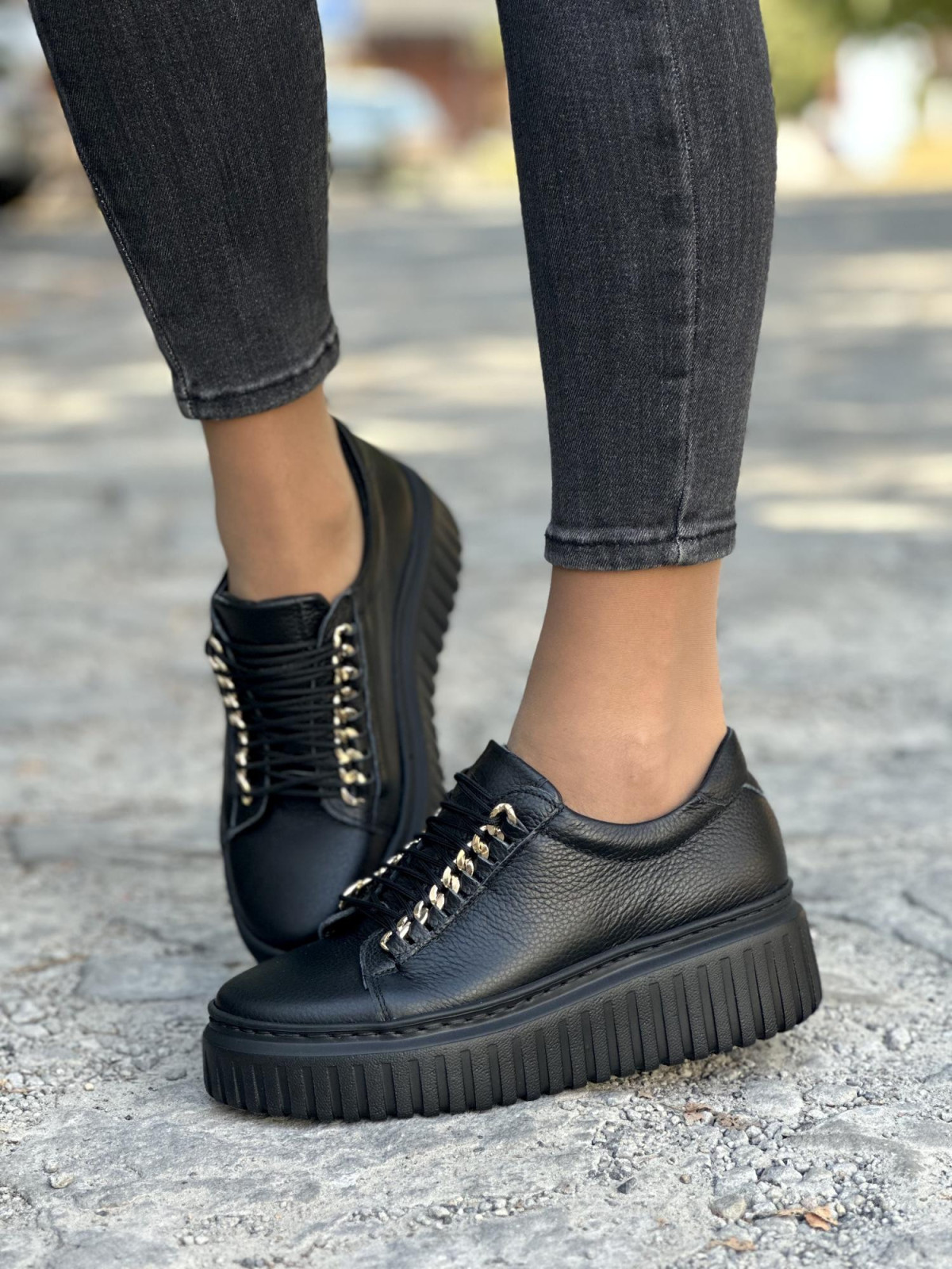 Sneakersy OLEKSY z naturalnej skóry Polskiej produkcji